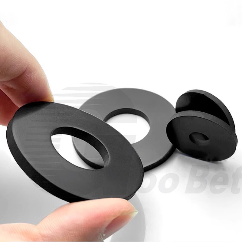 EPDM Rubber Flat Washers 4 packs M5x18x2mm, 1 pack M5x30x2mm, 1 pack M8x30x2mm