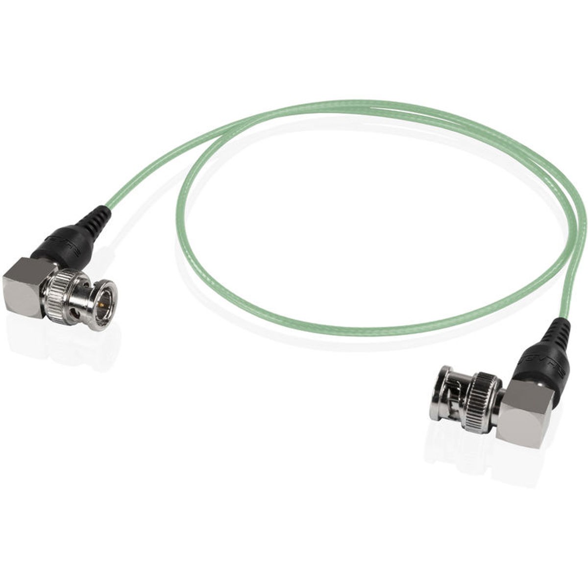 Shape 24″ Skinny 90-Degree BNC Cable, Green