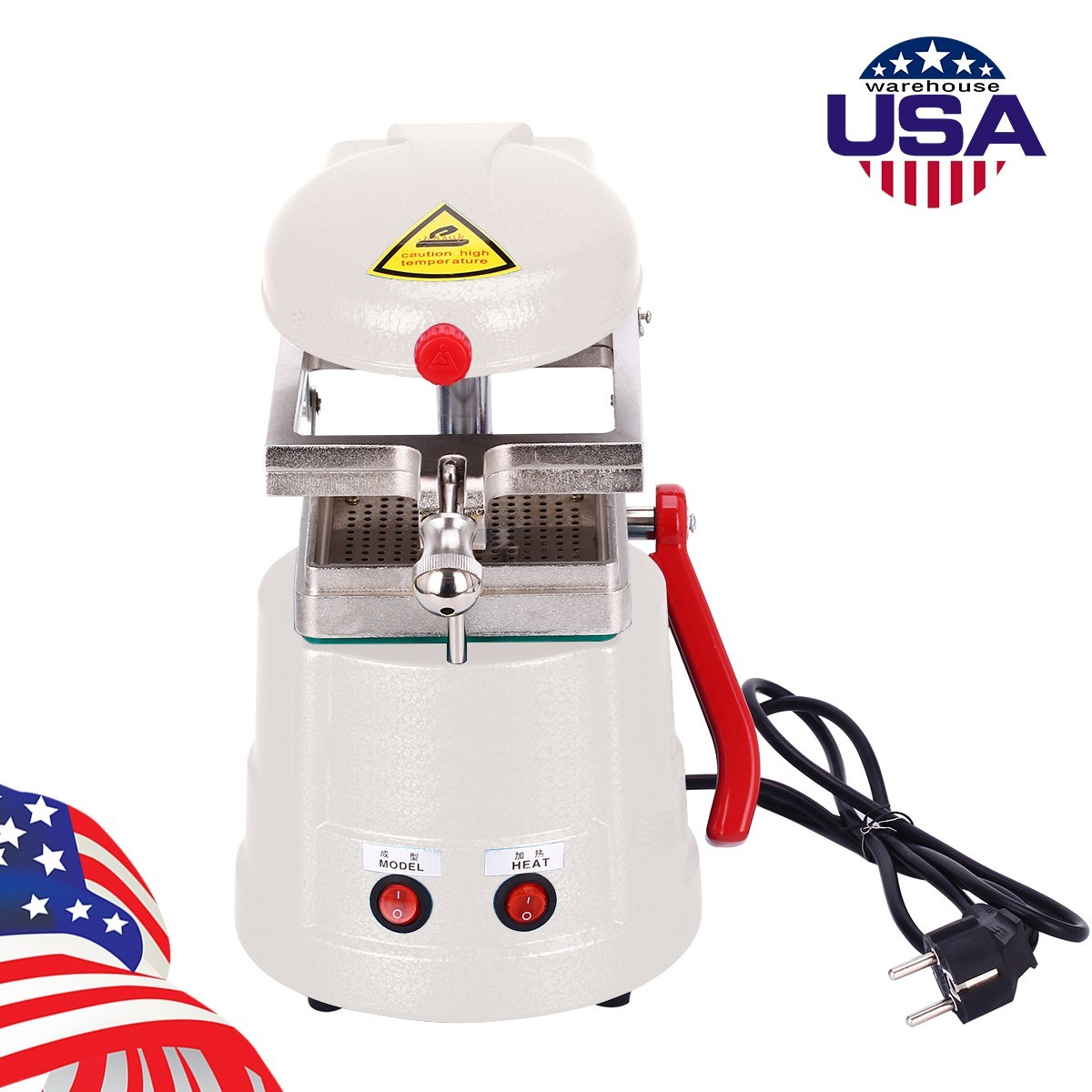 Dental Vacuum Former Lab Forming Molding Machine Thermoforming Tray Retainer