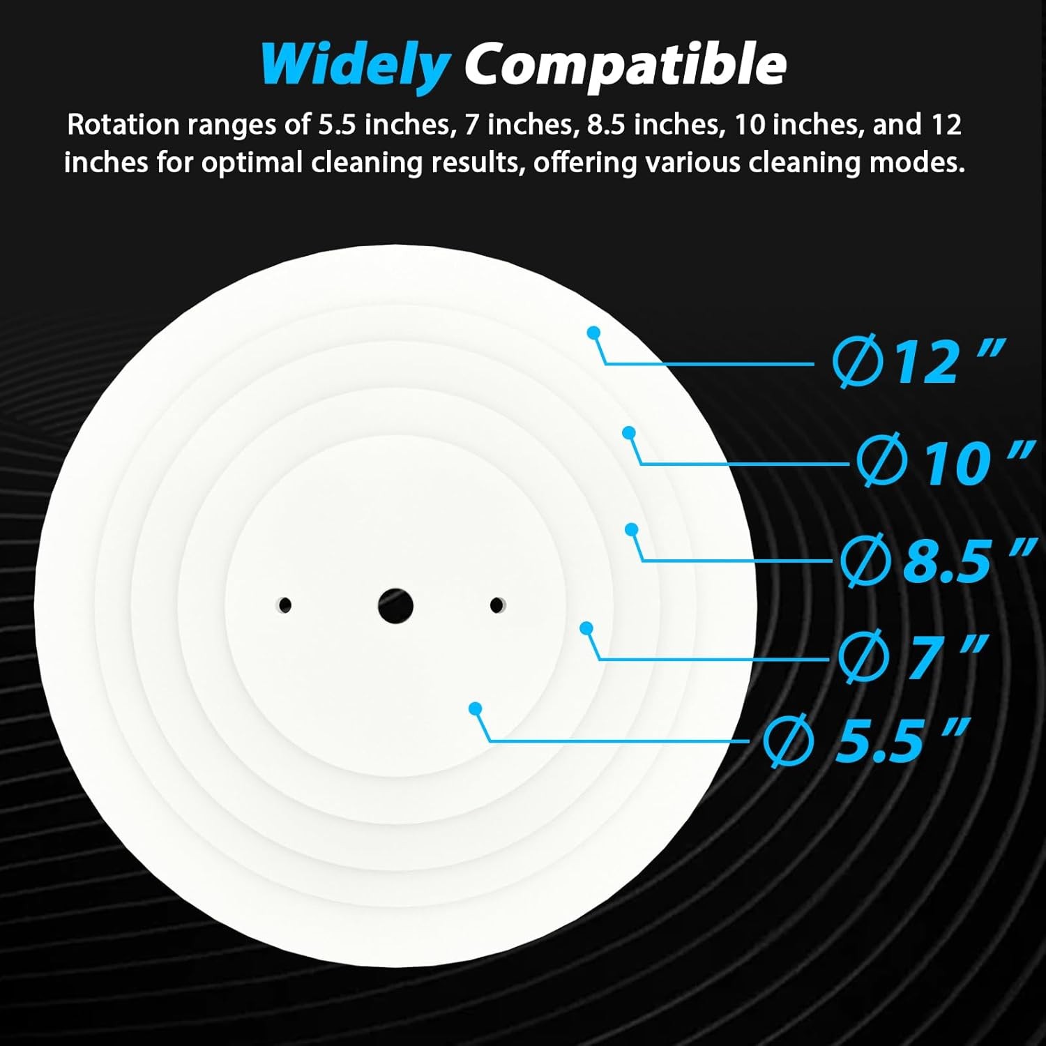 360° Rotating Compatible with Filter Cleaner with Air, All-around cleaning