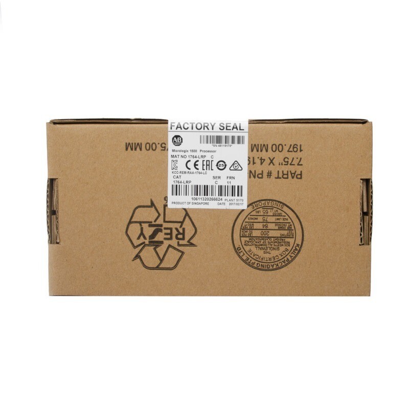 New Factory Sealed Allen Bradley 1764-LRP SER C MicroLogix 1500 Processor PLC !