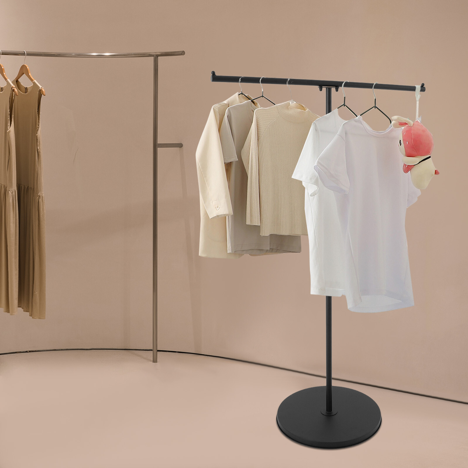 Clothes Rack, Clothing Display Rack, Floor-standing Garment Display Rack