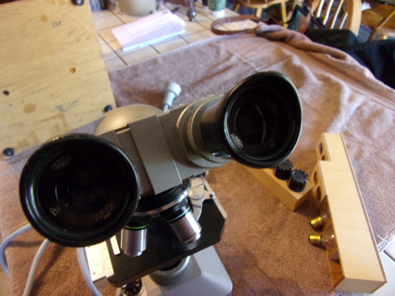 Olympus KHC Microscope With Case Instructions *Tested And Works Perfectly*
