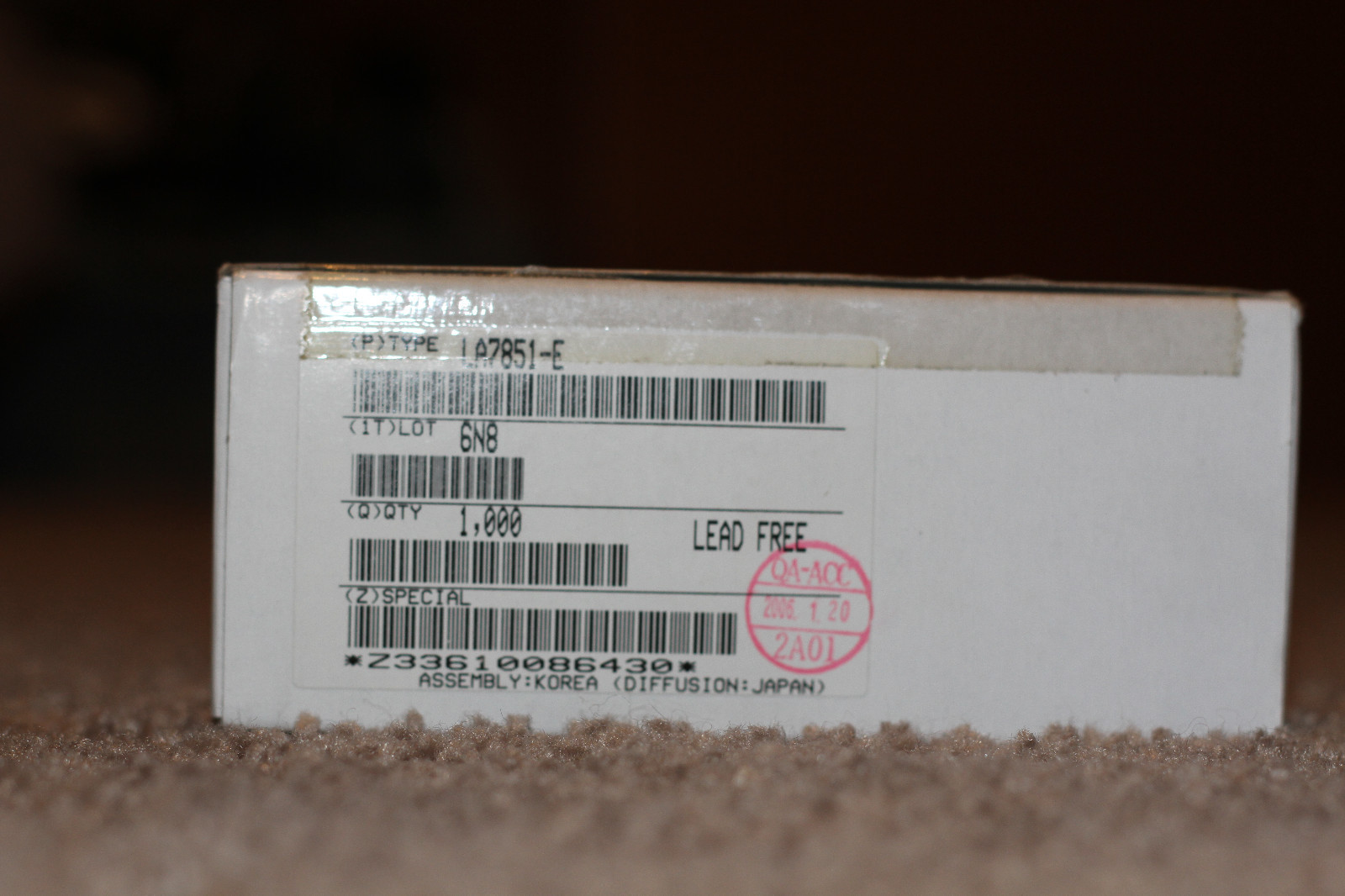 LA7851 x10 genuine Sanyo deflection ICs diffused in Japan new from factory tubes