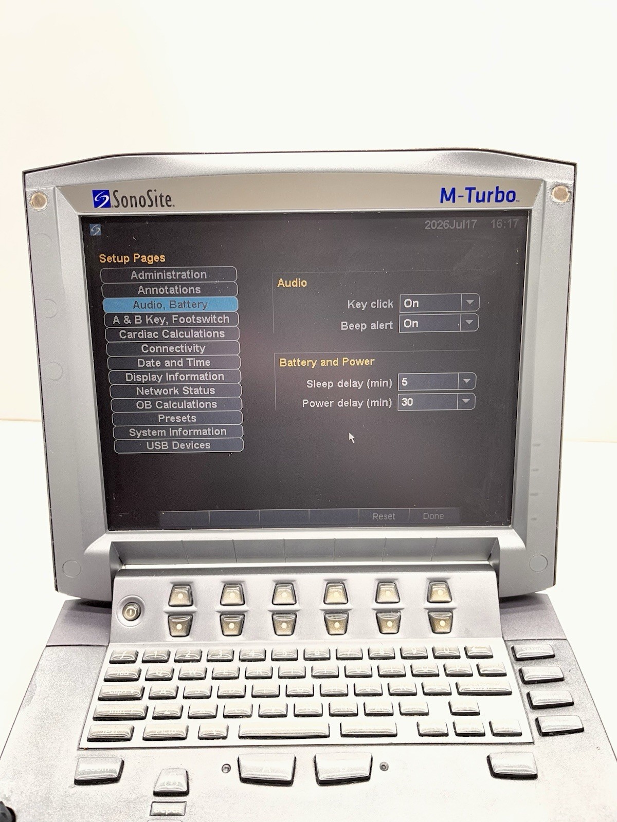 SonoSite M-Turbo Portable Ultrasound System P08189-70w/ P21x/5-1 MHz Transducer
