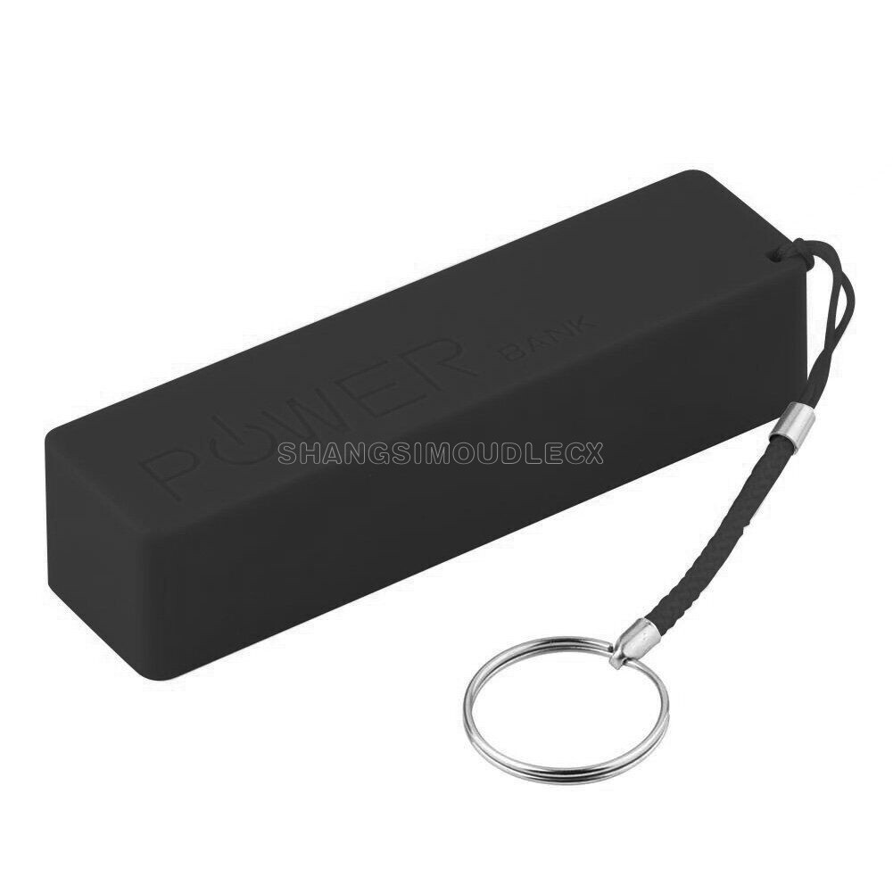Black USB Power Bank Charger Pack Box Battery Case For 1×18650 DIY Portable