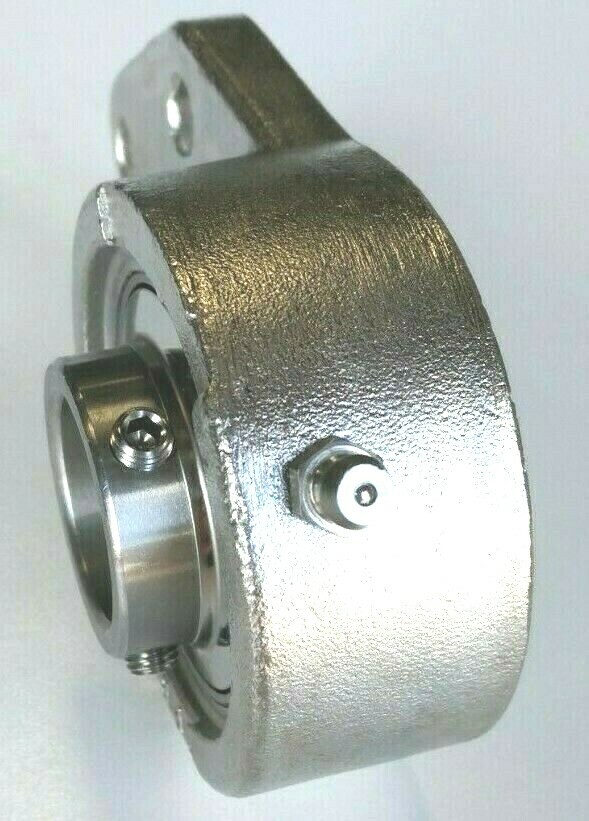 Premium SUCSFB207-20 STAINLESS UCFB207-20 3-Bolt Flange Bracket Unit 1-1/4″ ID