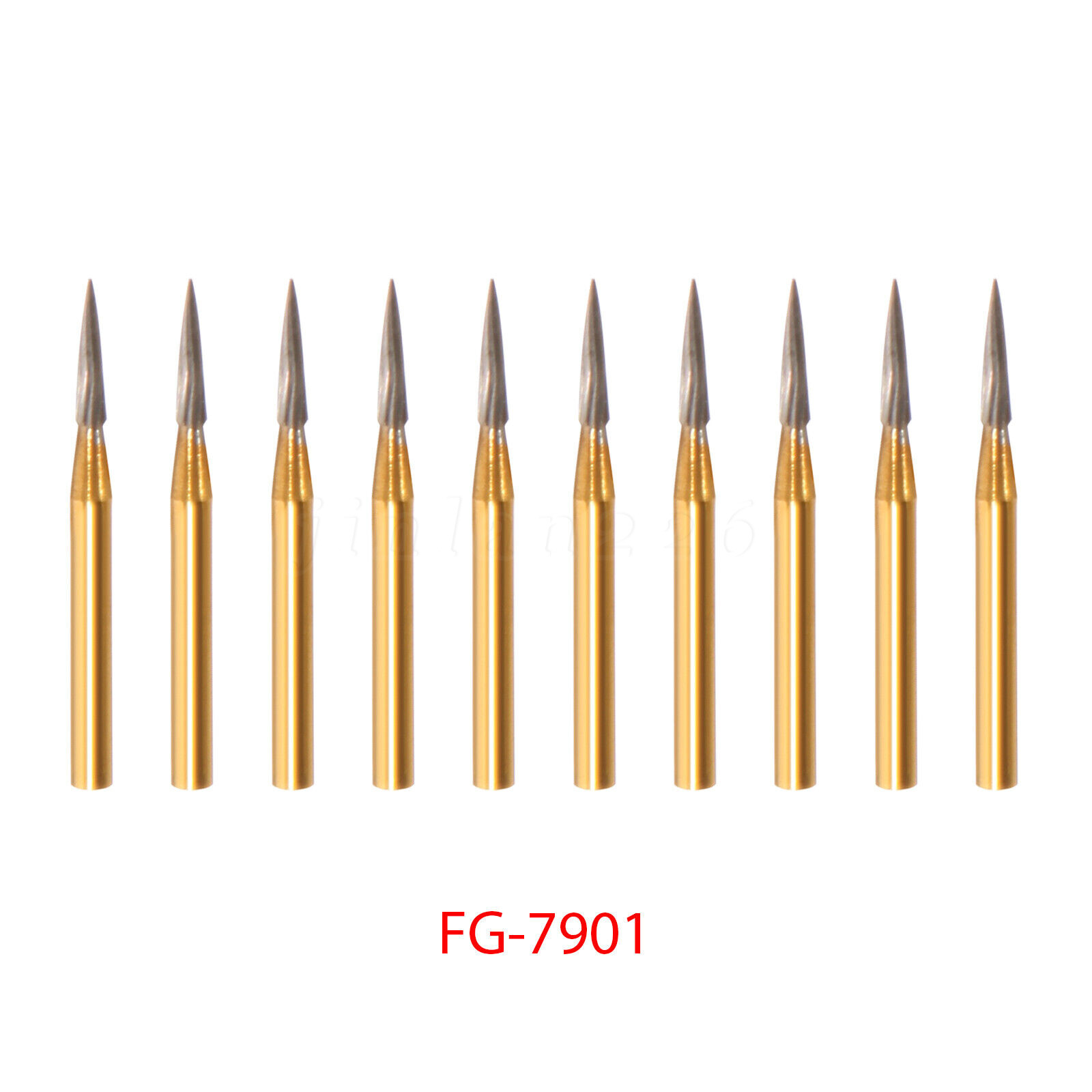 Dental Tungsten Carbide Burs Trimming & Finishing & Polishing Flame FG 7901