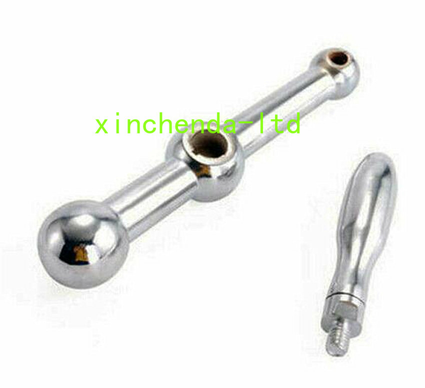1SET Bridgeport Milling Machine Parts Three Ball Metal Crank Handle 197mm*Ø16mm