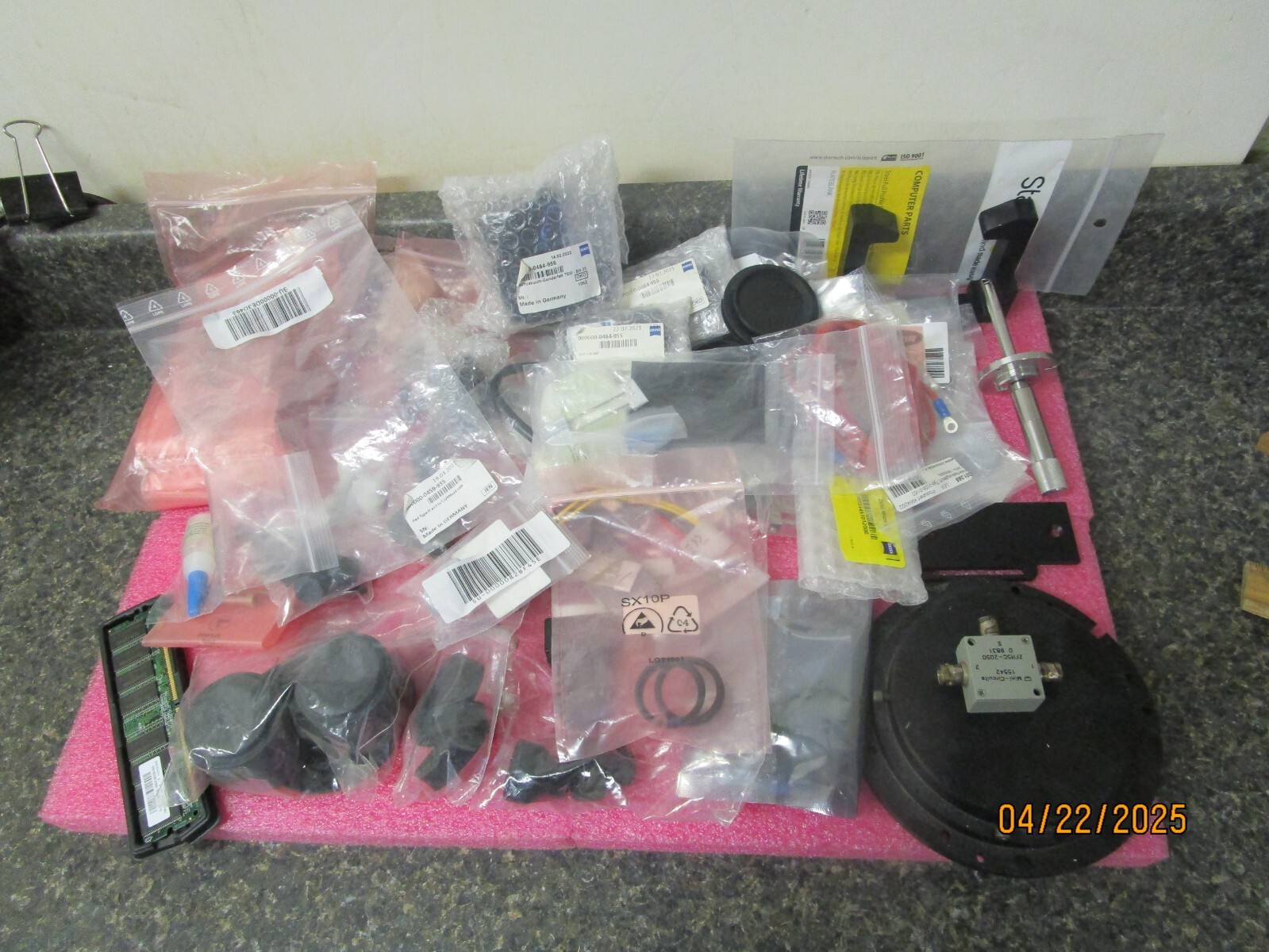 Over 50 Item Lot of Zeiss MicroScope Parts / Hardware – See Pictures
