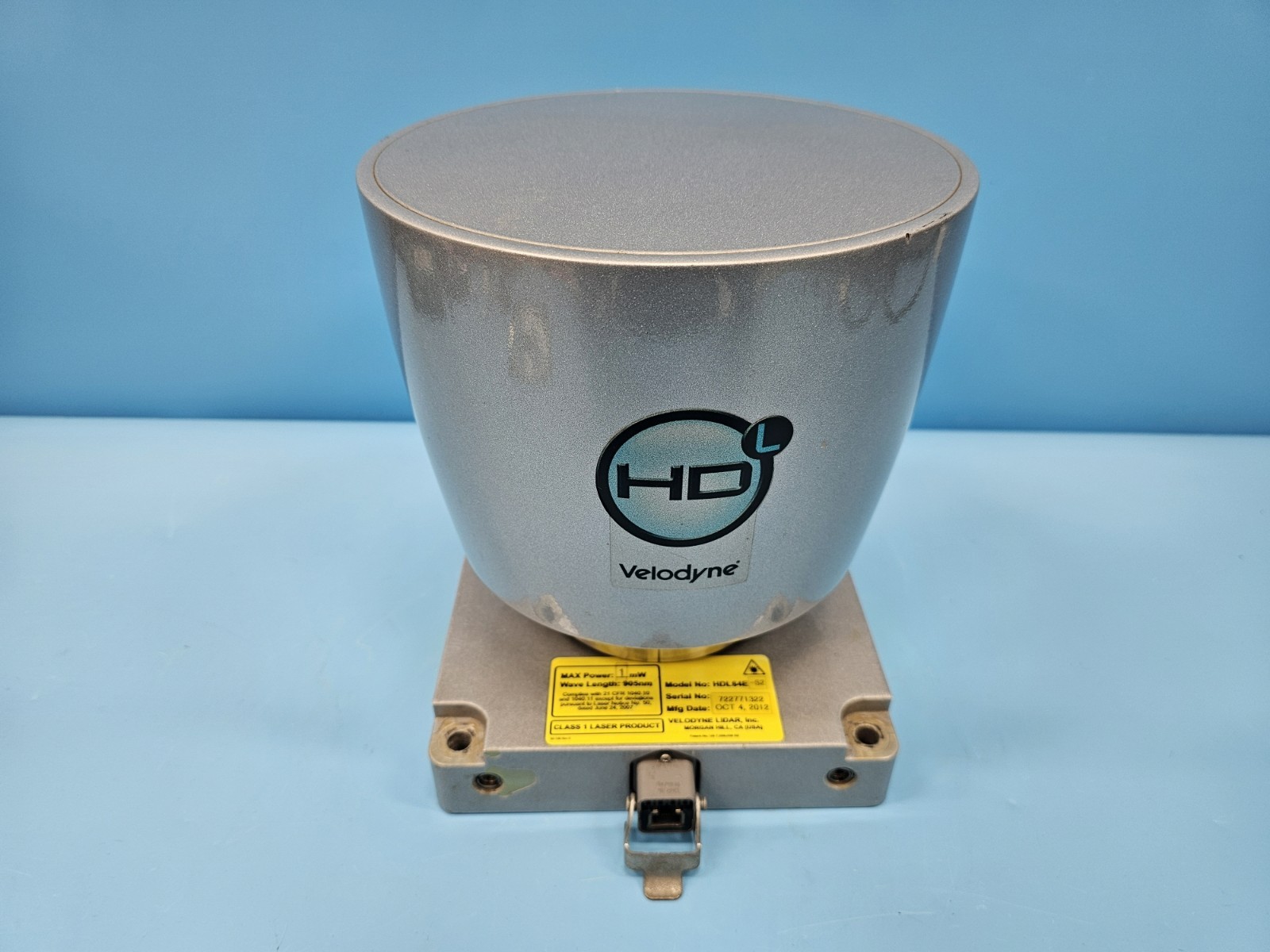 VELODYNE HDL-64E-S2 LIDAR AUTONOMOUS ROBOTICS SCANNER /W CD