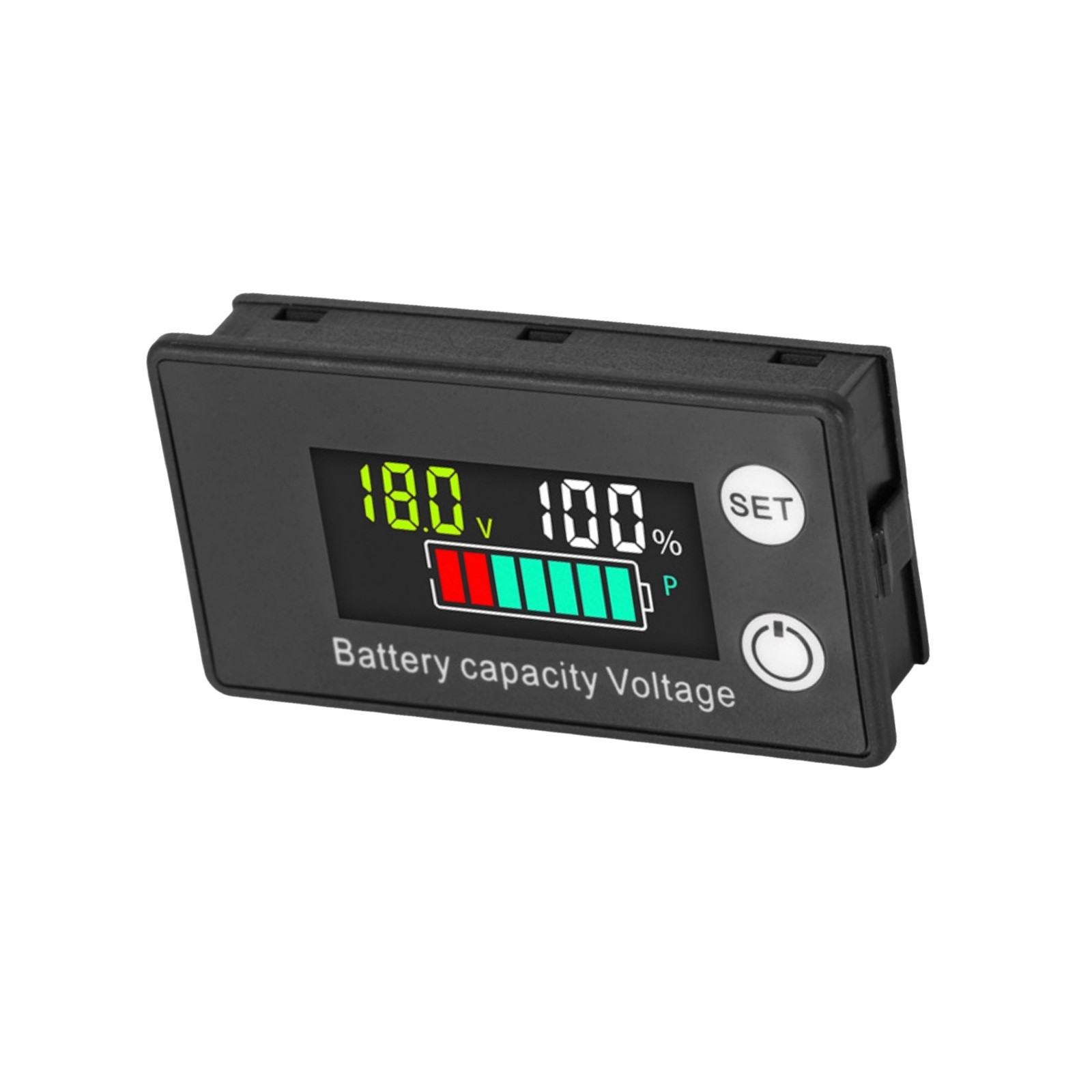 Battery Monitor Meter With LCD Display 12v 24v 36v 48v 60v 72v For Marine Boat