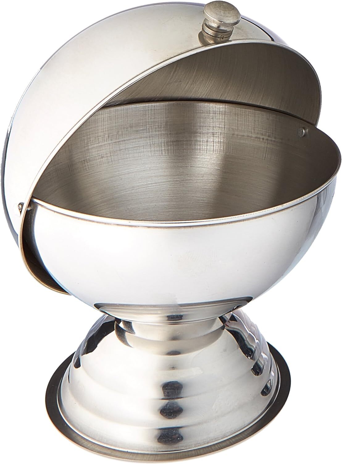 Winco 20 Ounce Sugar Bowl with Roll Top
