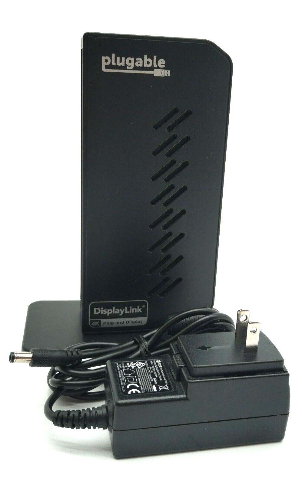 PLUGABLE UD-6950Z USB 3.0 AND USB-C Dual 4K DISPLAY DOCKING STATION w  ADAPTER
