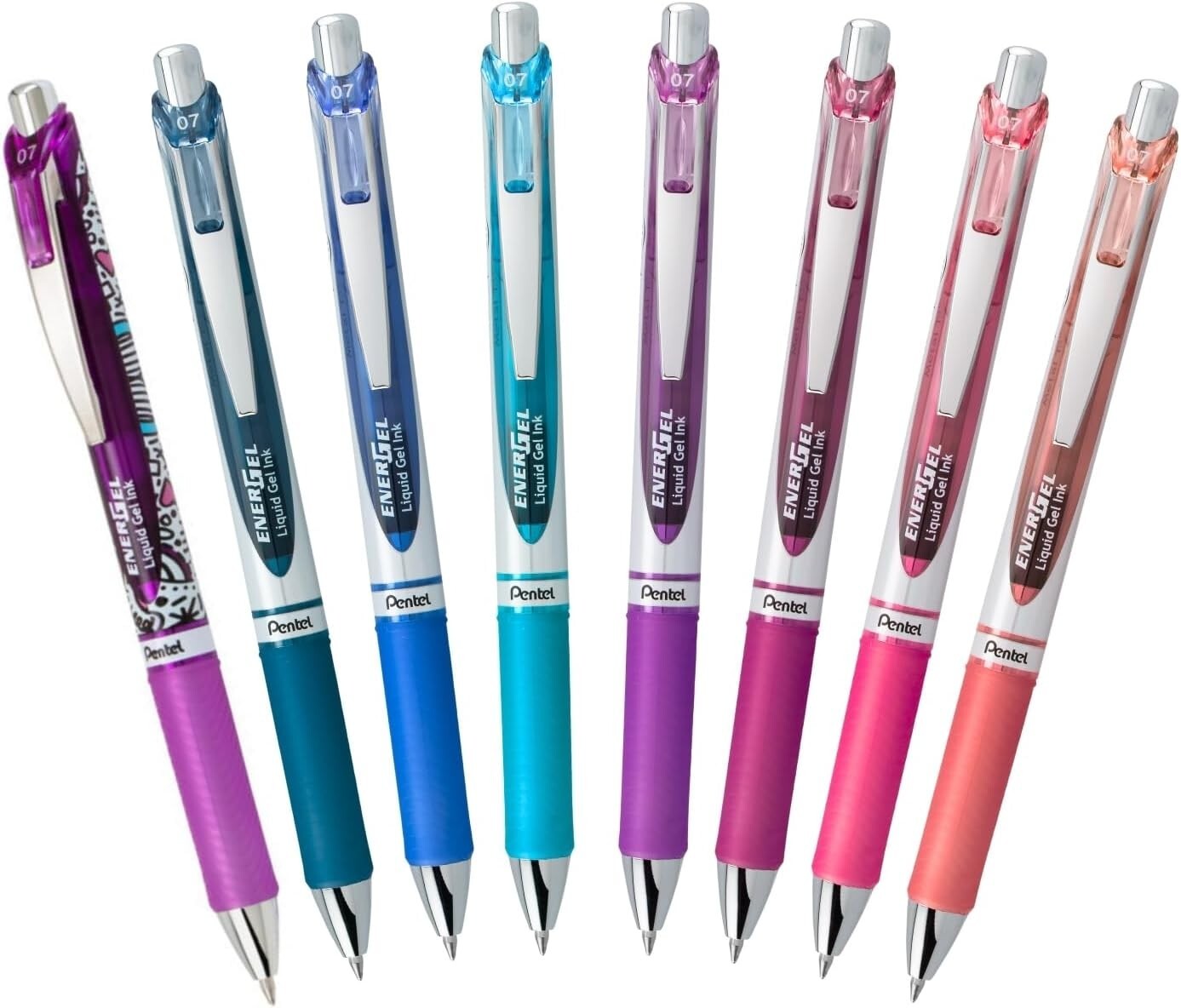 Pentel EnerGel RTX Retractable Liquid Gel Pen, Creator Expressions Pack, 0.7mm