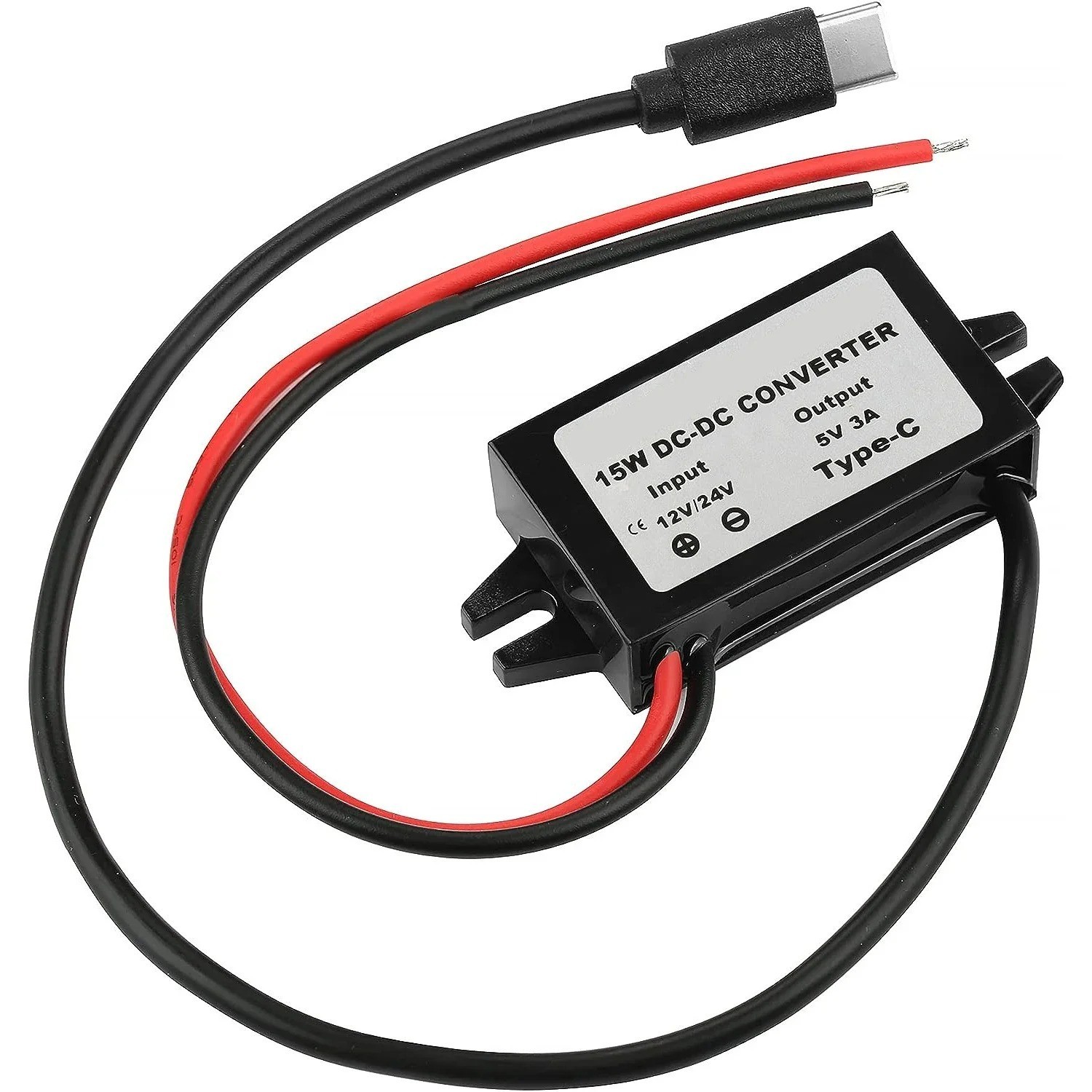 12V 24V to 5V DC Converter Waterproof USB-C USB-A Power Adapter Buck Module USA