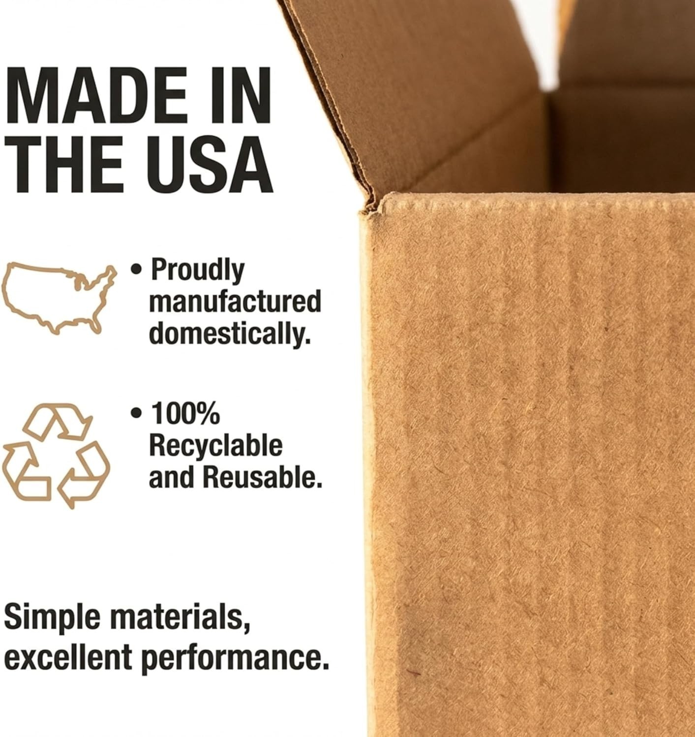 Medium Moving Boxes 18″L x 14″W x 12″H 20-Pack – Corrugated Cardboard Box for…