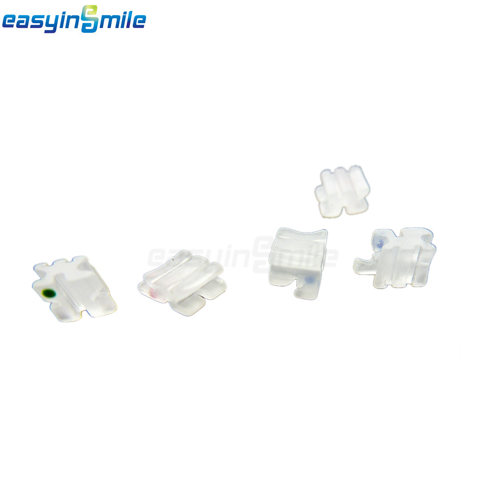 Dental Orthodoncia Ceramic Brackets Self ligating Monocrystalline Sapphire Brace
