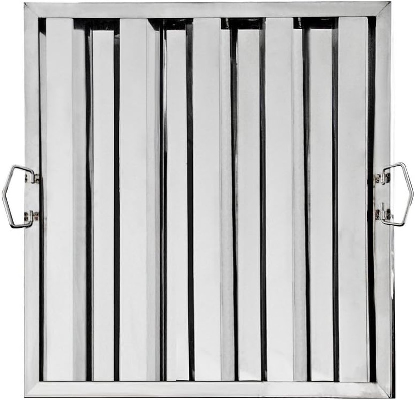 Set of 6 Stainless Steel Hood Filters 20″ x 20″ for Kitchen Ventilation