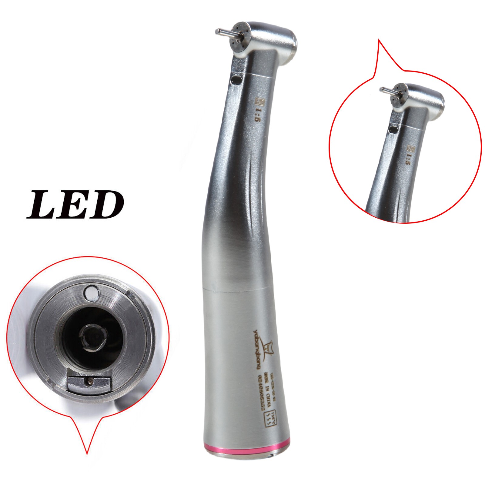 Dental Wireless Cordless LED Cure Curing Light Lamp 2000mw 5W Tool Resin Cure