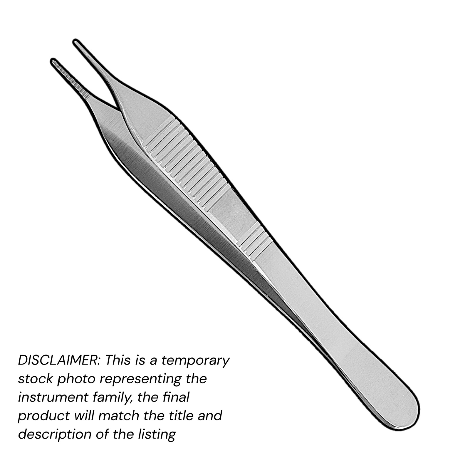 Adson Dressing Forceps 4.75″ Straight Stainless XPRS Single Use