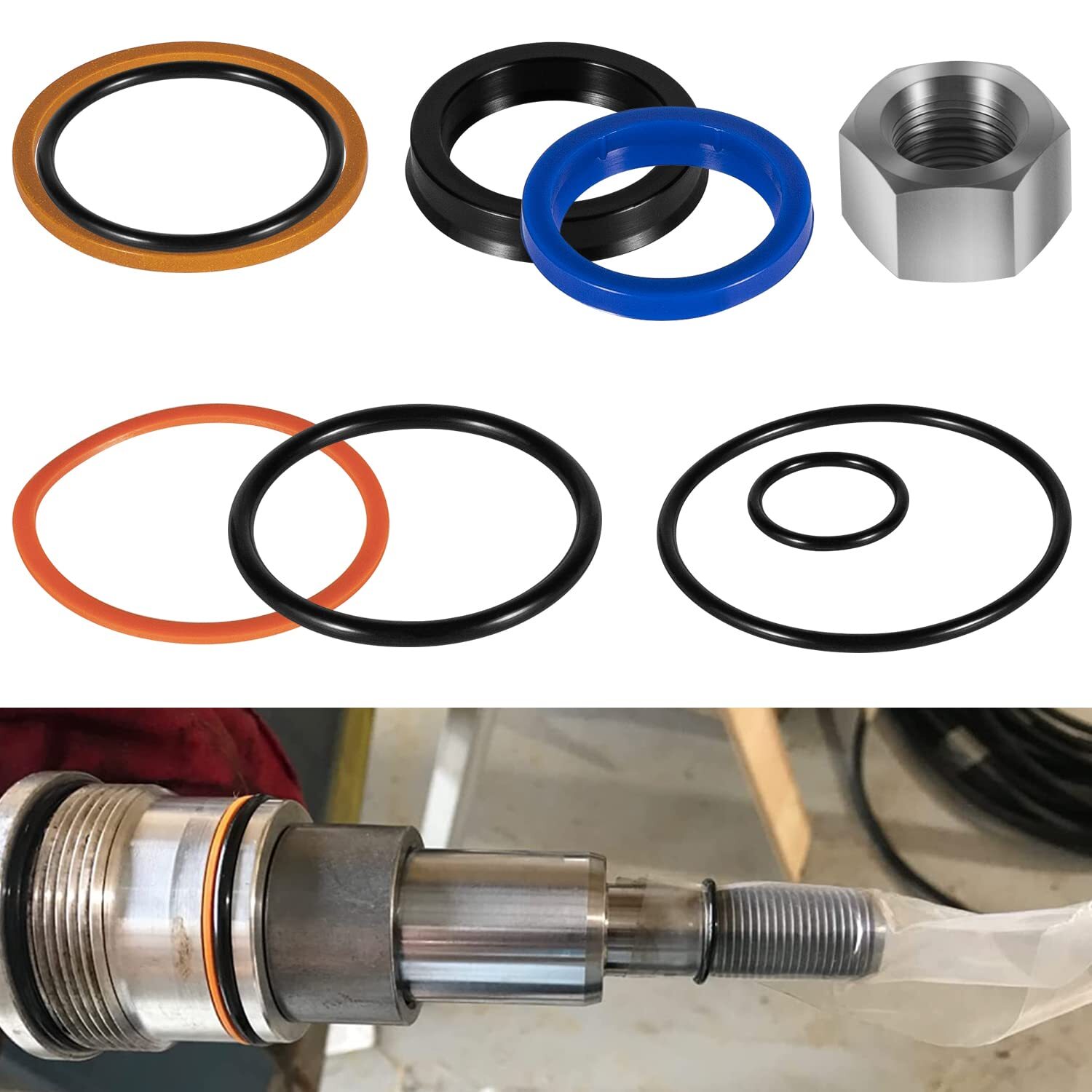 6803329 7137769 Hydraulic Lift Cylinder Seals Kit for Bobcat 444 500 520 751 974