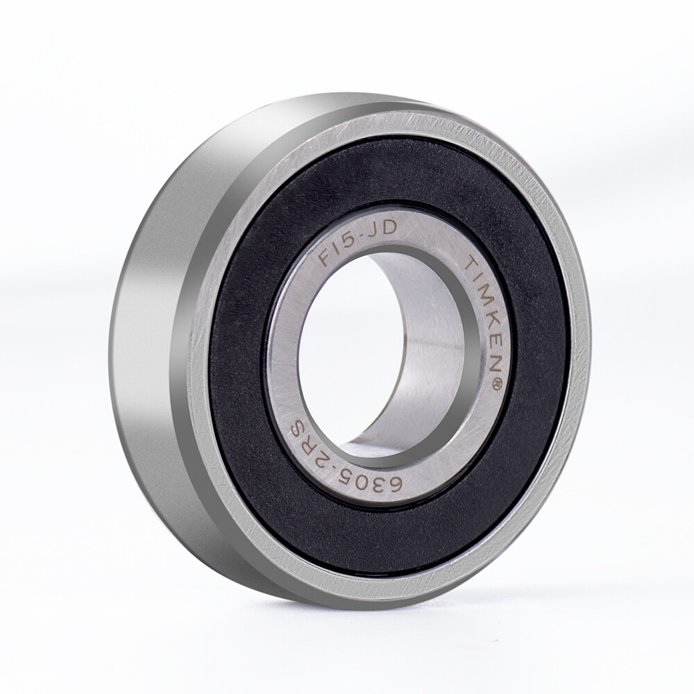 (2 PACK) USA TIMKEN 6305-2RS 25X62X17MM Double Rubber Seal Ball Bearings