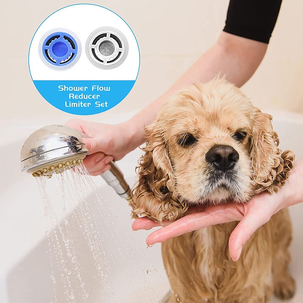 Water Saving Shower Regulator Kit with 6 8L/min Shower Head Reactors