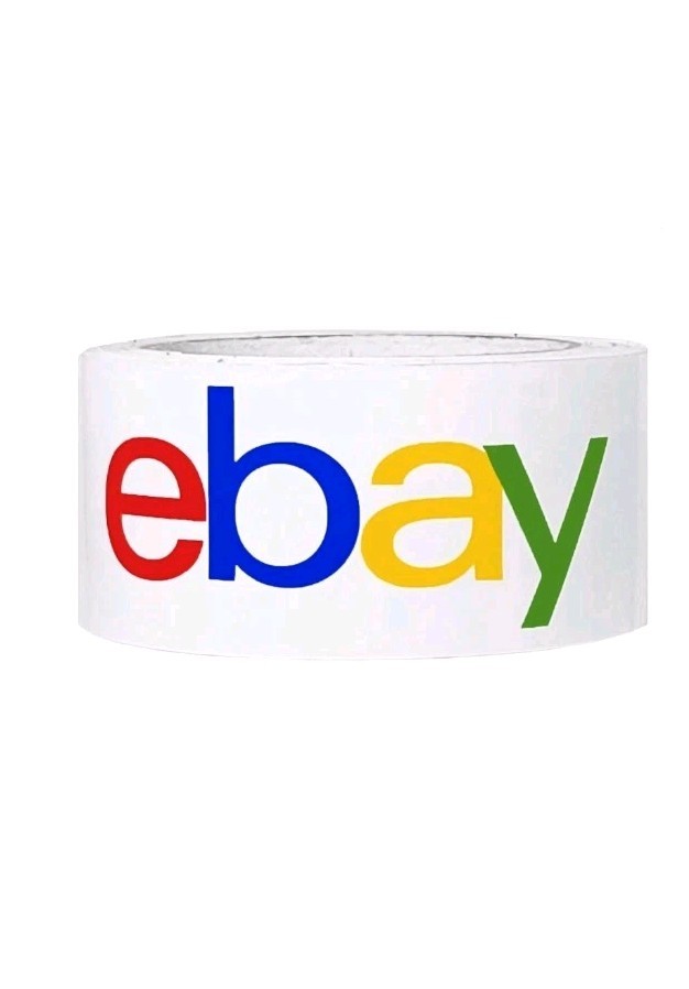 Ebay Packaging Tape – Color Logo Pack of 12 Rolls 2inches X 75 Yards