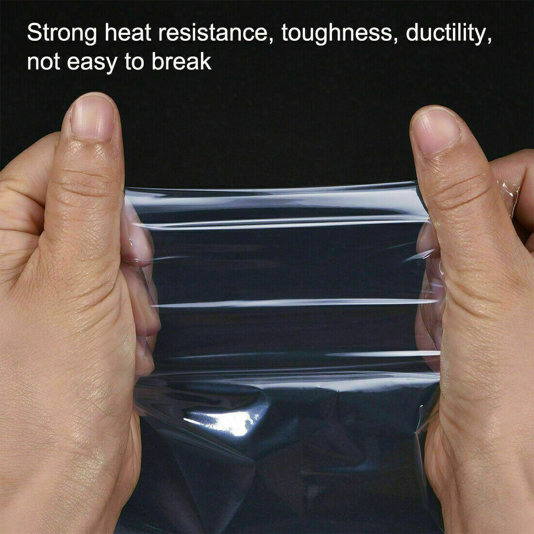 X1000 12″X16″ Clear Heat Shrink Wrap Bags PVC Film Gifts Bottles Candles Packing