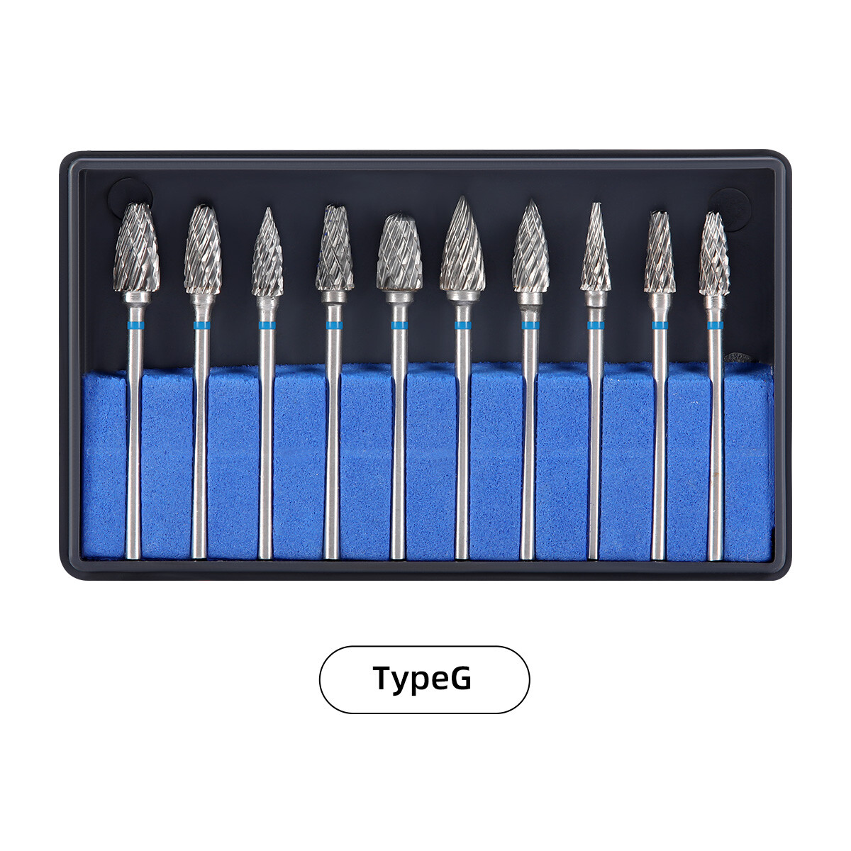 Dental Lab Polishing Bur Drills Tungsten Steel Carbide Burs Burrs 2.35MM