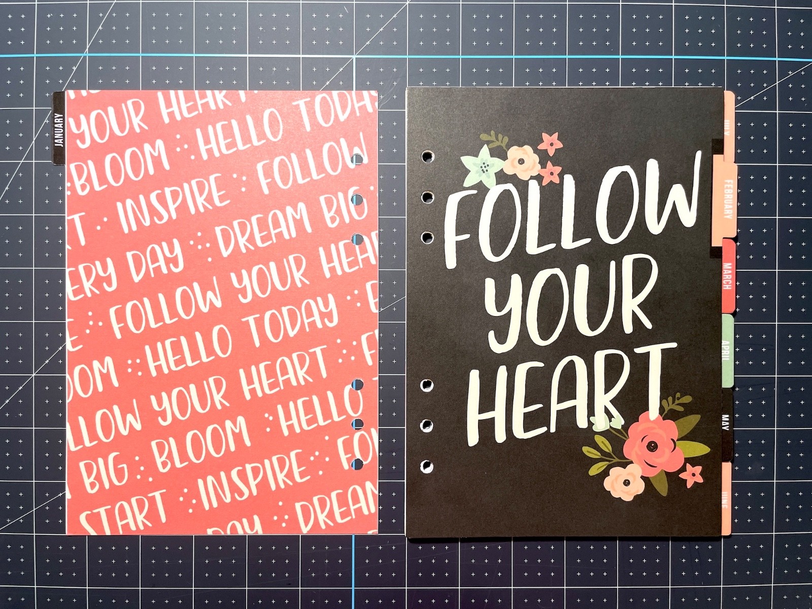 Carpe Diem Undated A5 Monthly Planner Inserts – Bloom