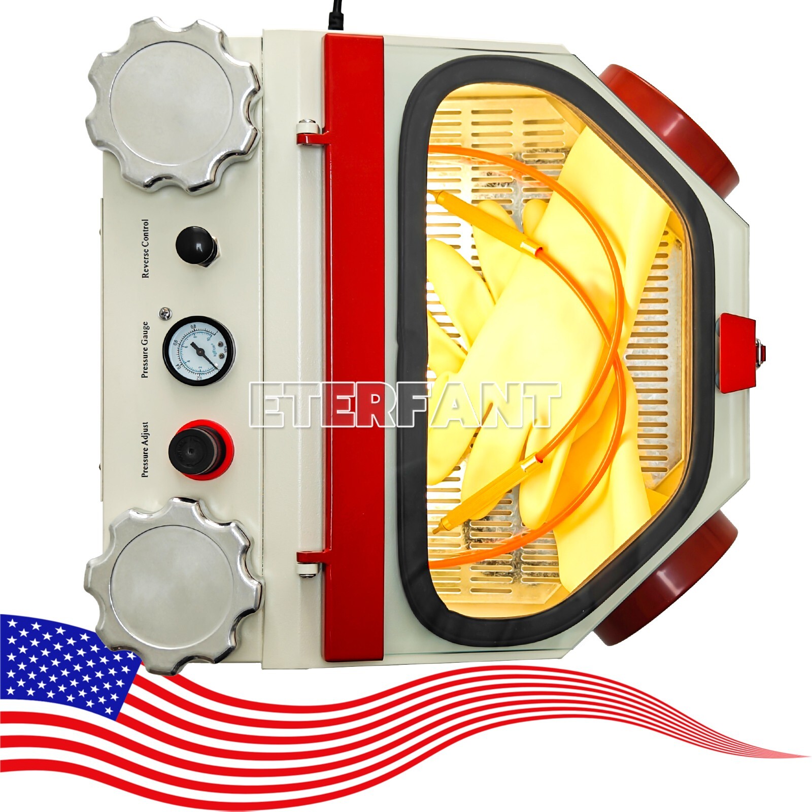 Dental Twin Pen Sandblaster Double Pen Sand Blaster for Lab 2 Aluminum Tank US
