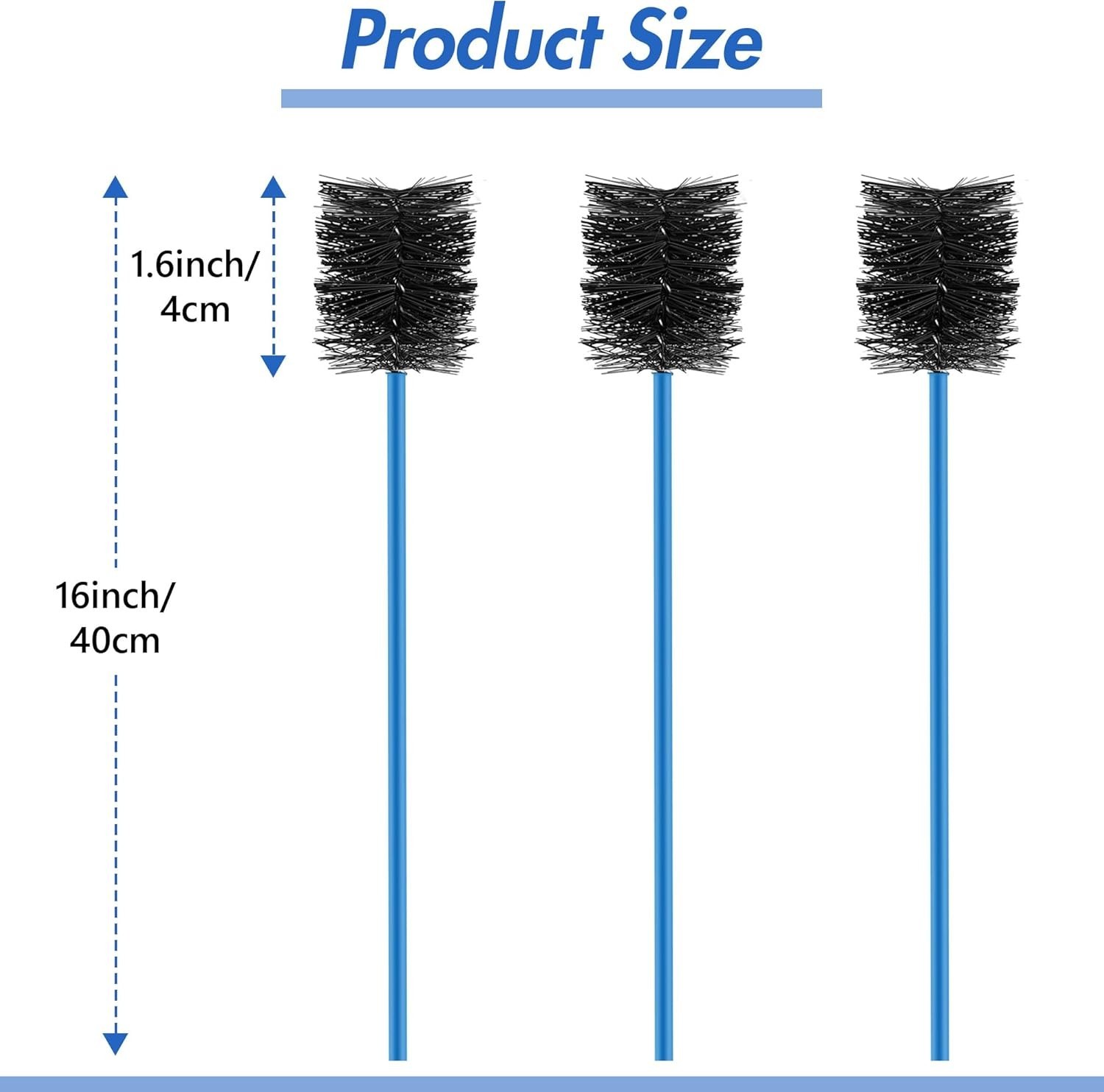 3 Pcs 16 Inch Flexible AC Drain Brush Set – Clean Your HVAC Condensate Trap