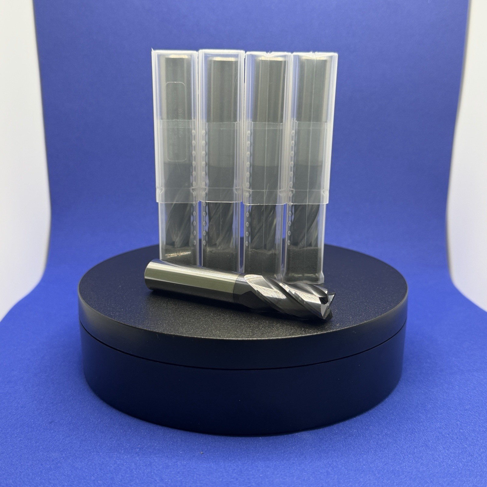 5 PCS 1/2″ 4 FLUTE CARBIDE END MILL – REGULAR LENGTH – TiALN COATED