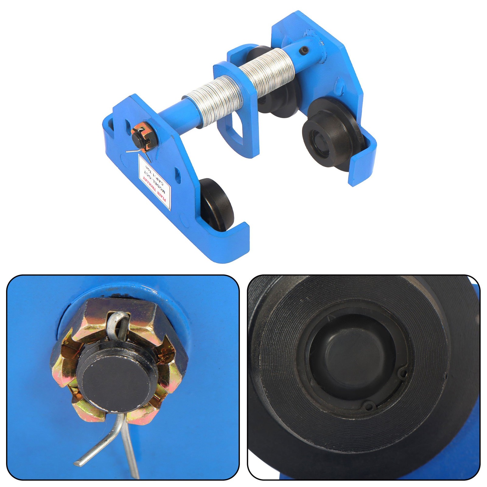 Alloy Steel I-Beam Trolley 1100lb/0.5t Double Wheel I-Beam Flange Width 55-135mm