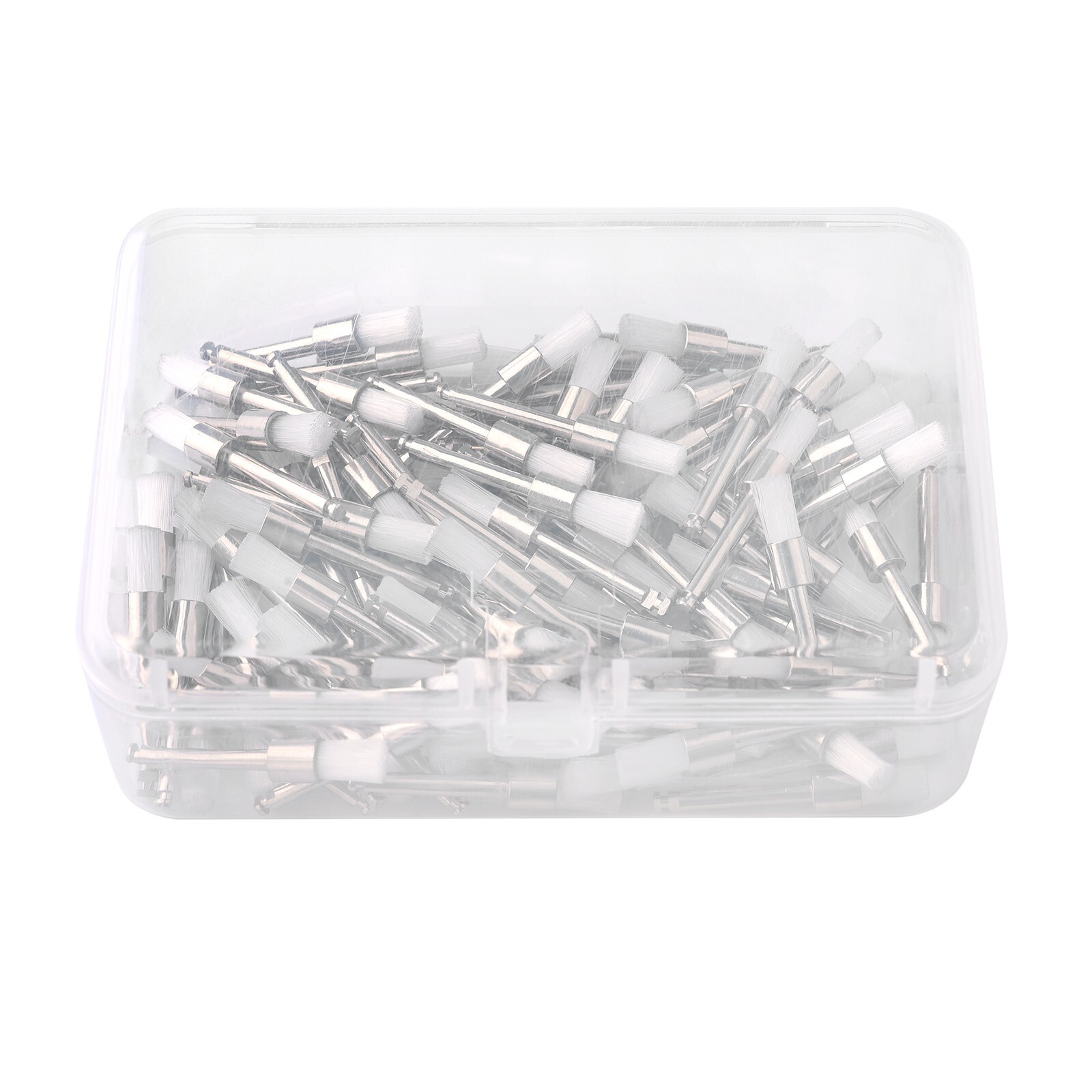 400 Disposable Dental Prophy Polishing Brush Latch Flat Type White