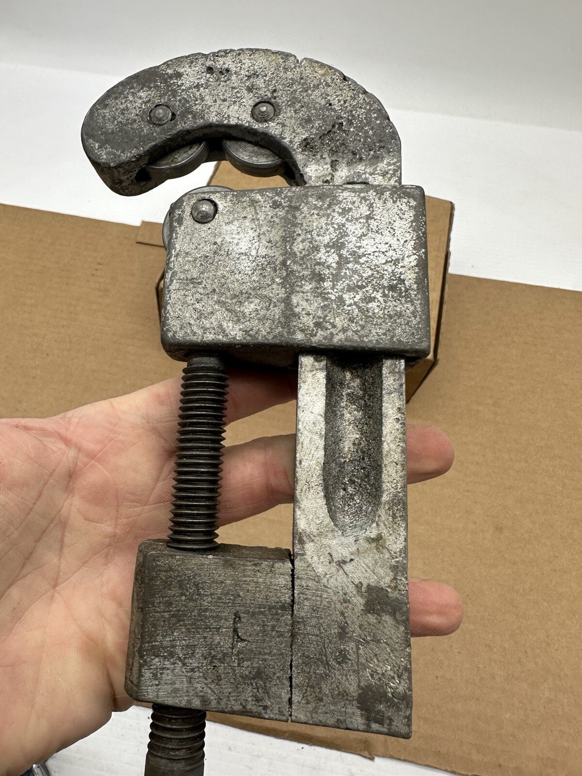 Vintage Pipe Cutter Stamped With US United States Navy Anchor Large Good Shape