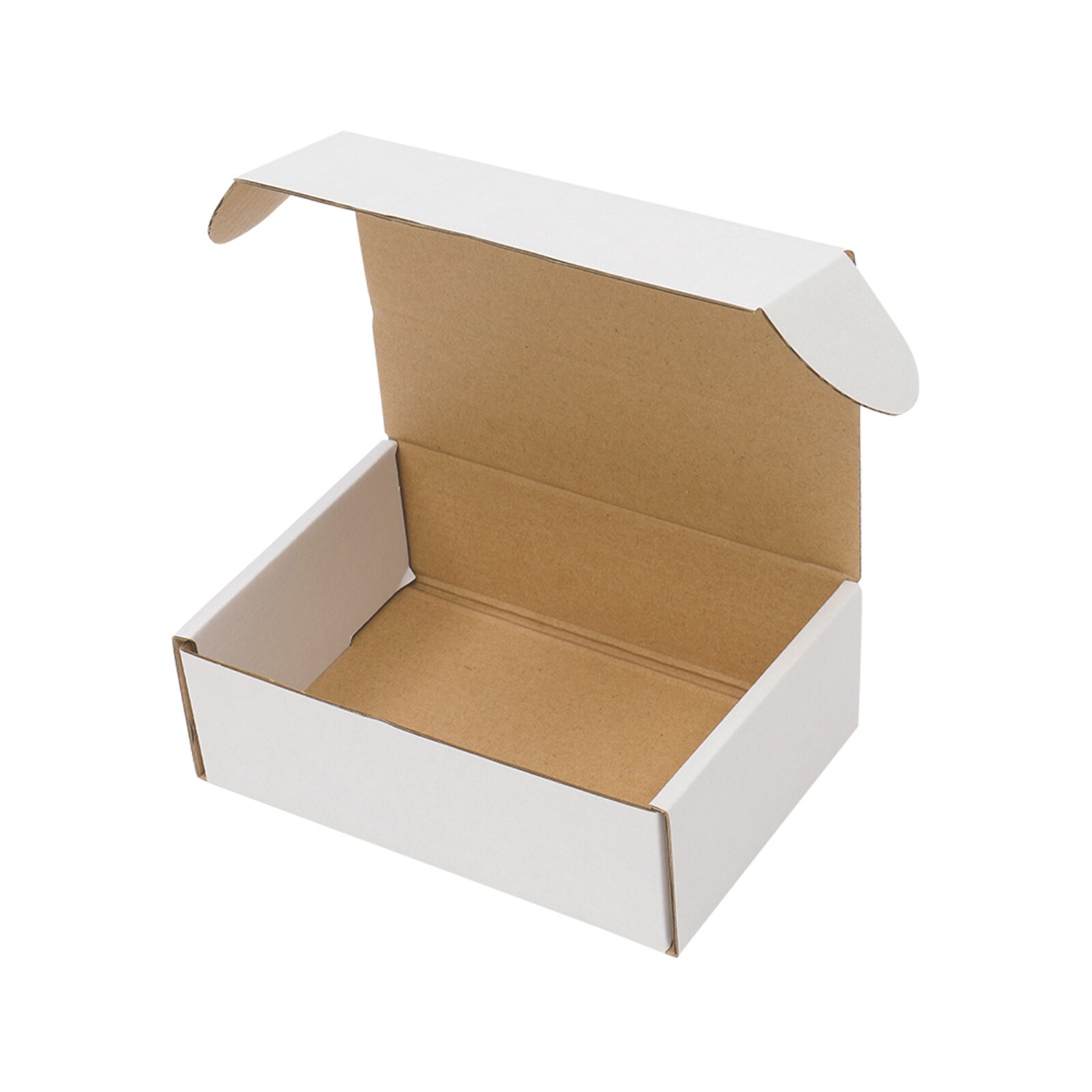 6x4x2” Shipping Boxes 50 Pack White Corrugated Cardboard Box Mailer Paper Boxes