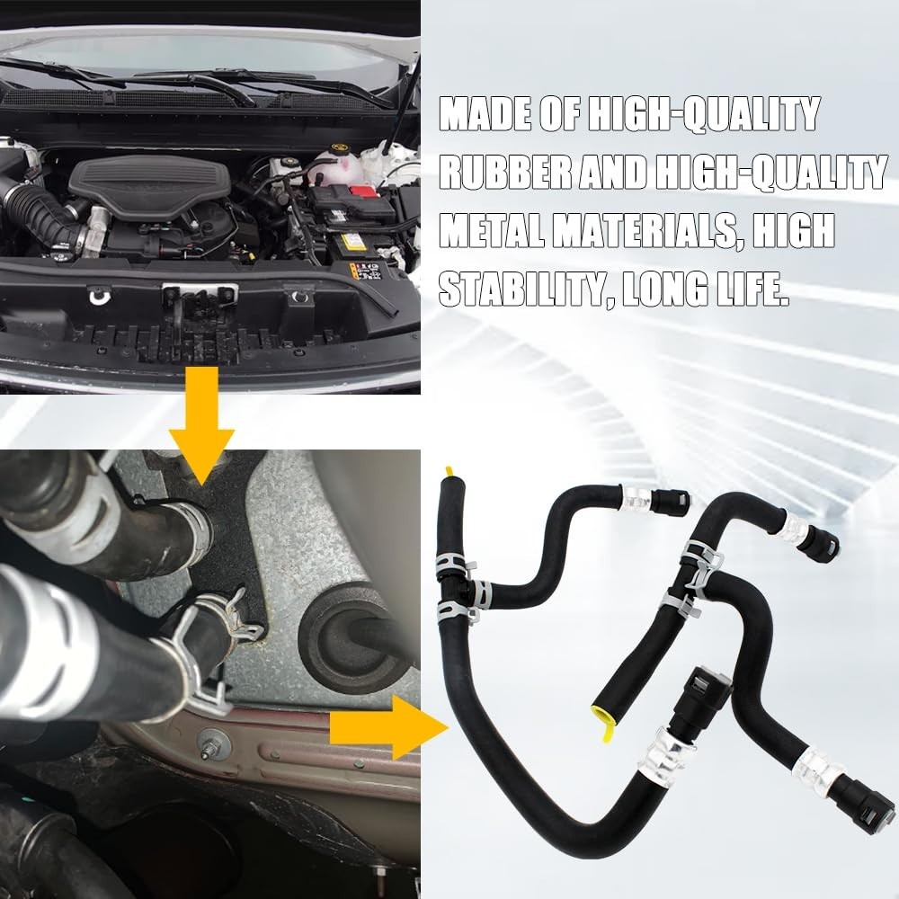 2007-2017 Chevy Traverse GMC Acadia Buick Enclave Heater Hose Repl
