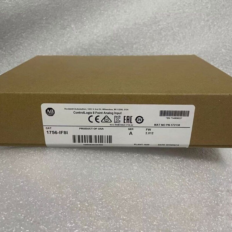 New Factory Sealed Allen-Bradley AB 1756-IF8I 8 Point Analog Input Module US