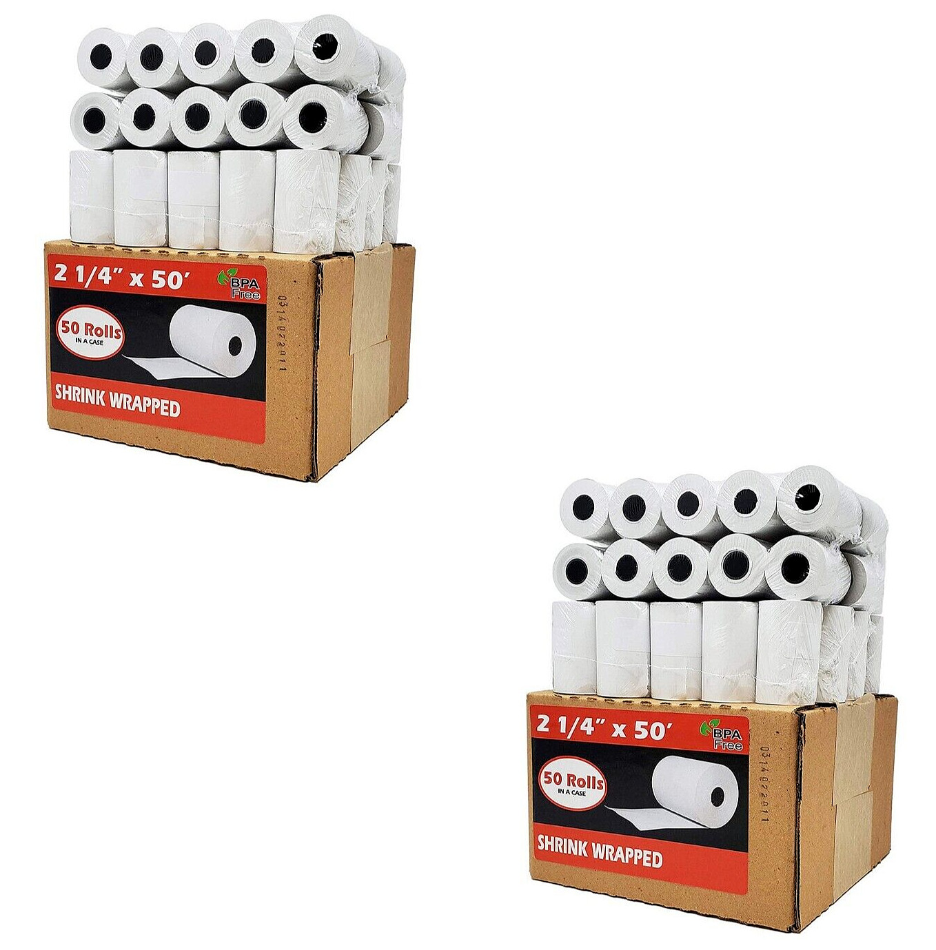 2 1/4 x 50 thermal paper 50 rolls VeriFone VX680 VX520 Thermal Receipt Paper
