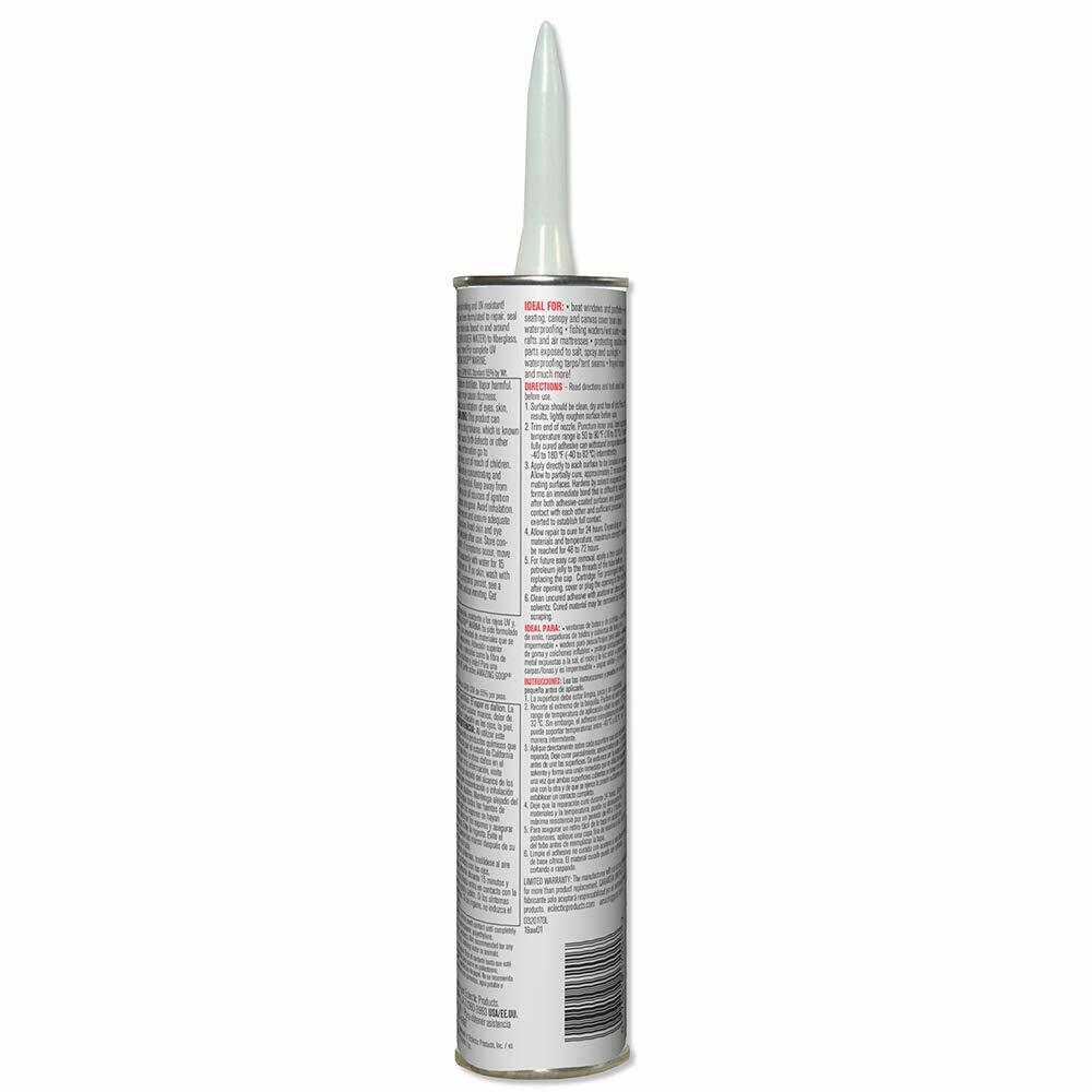 Goop 172012 Eclectic Marine Adhesive, 10.2 Oz, Tube, Liquid, 1-Pack