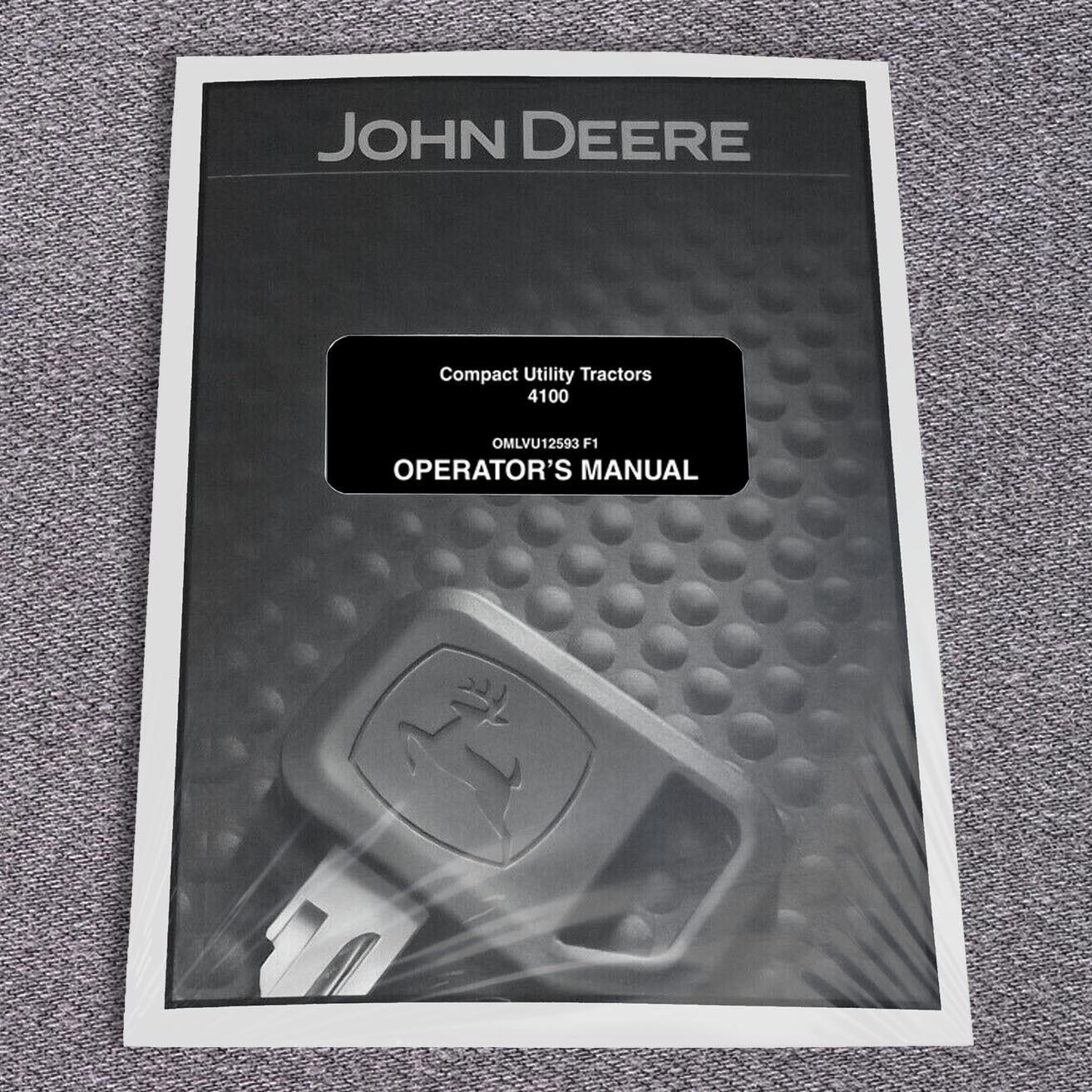 John Deere 4100 Compact Utility Tractor Owners Operators Manual – OMLVU12593