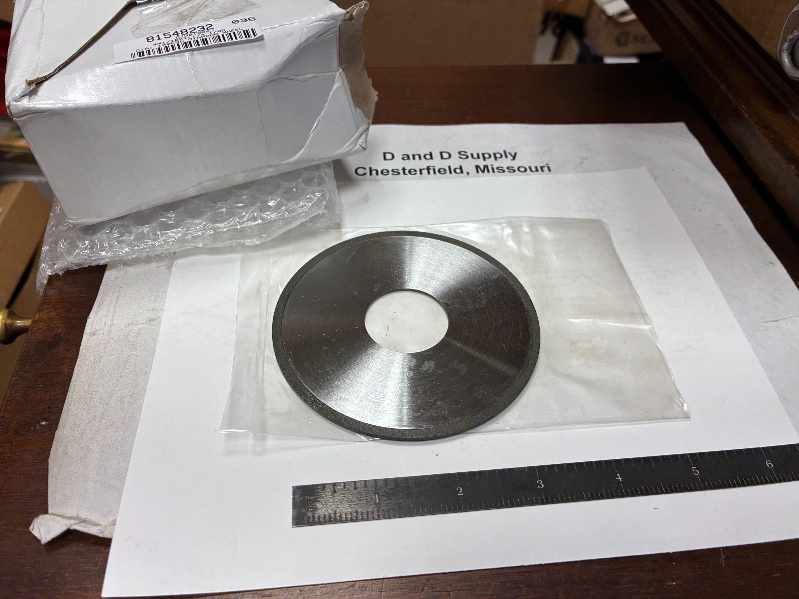 MSC DIW61200J, 4″ x 1/16 “x 1-1/4”, 1A1 Diamond Surface Grinding Wheel, 150 Grit
