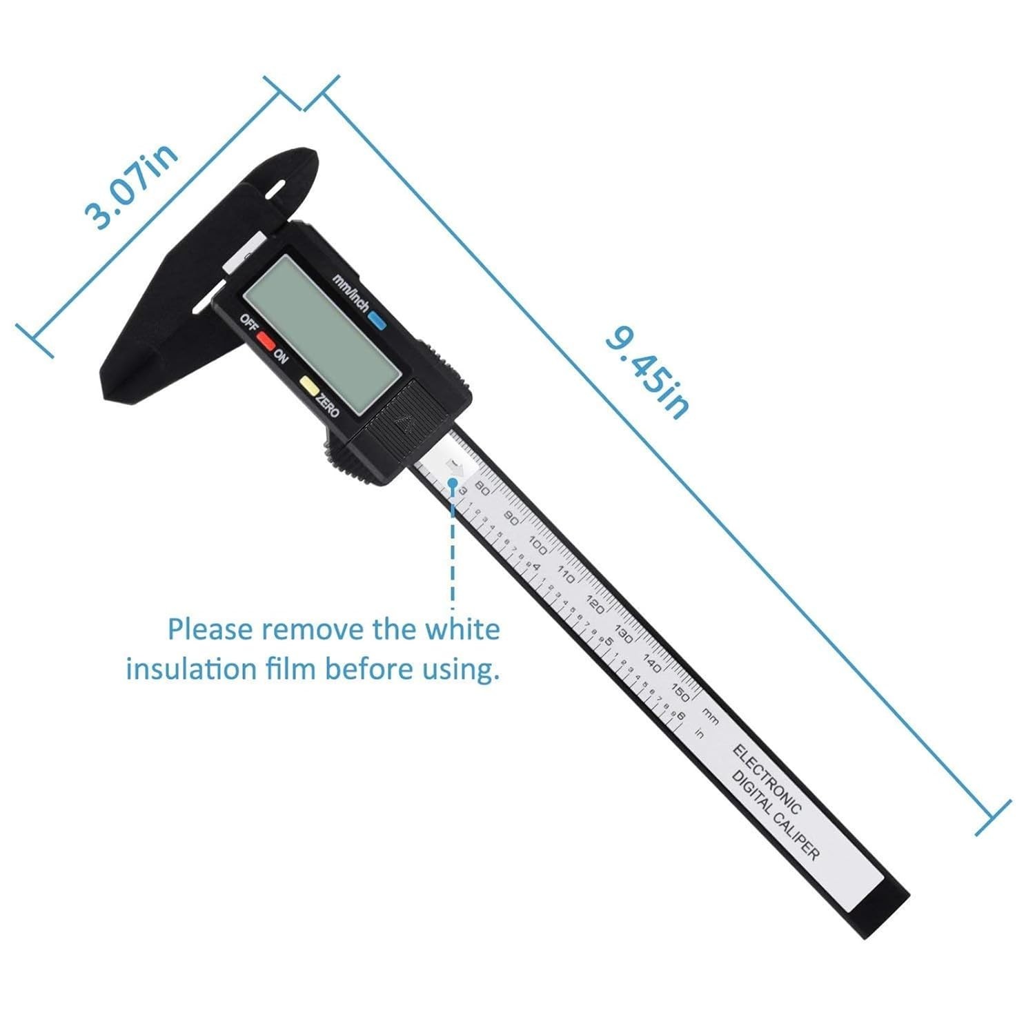 Adoric Electronic Micrometer Caliper 0-6” – Auto-Off, Lightweight & Durable