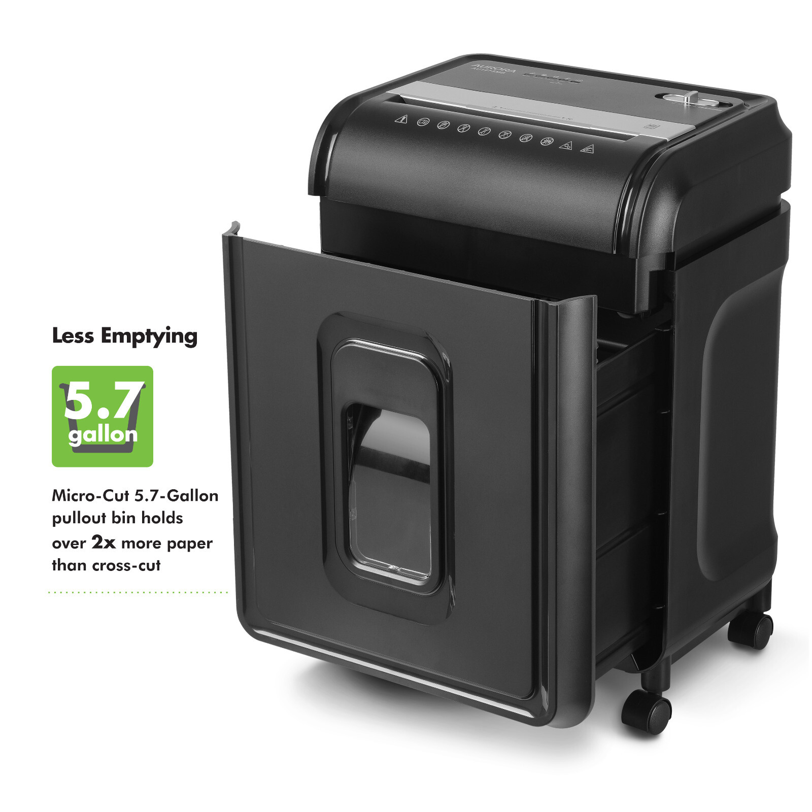 Aurora AU1275MB High-Security 12-Sheet Micro-Cut Paper and CD/Card Shredder