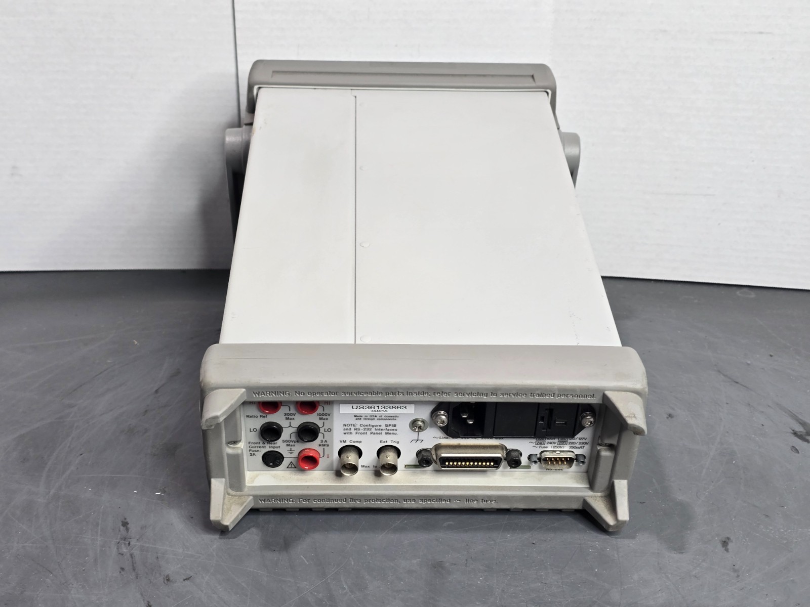 Agilent Technologies 34401A Benchtop Digital Multimeter Partially Tested