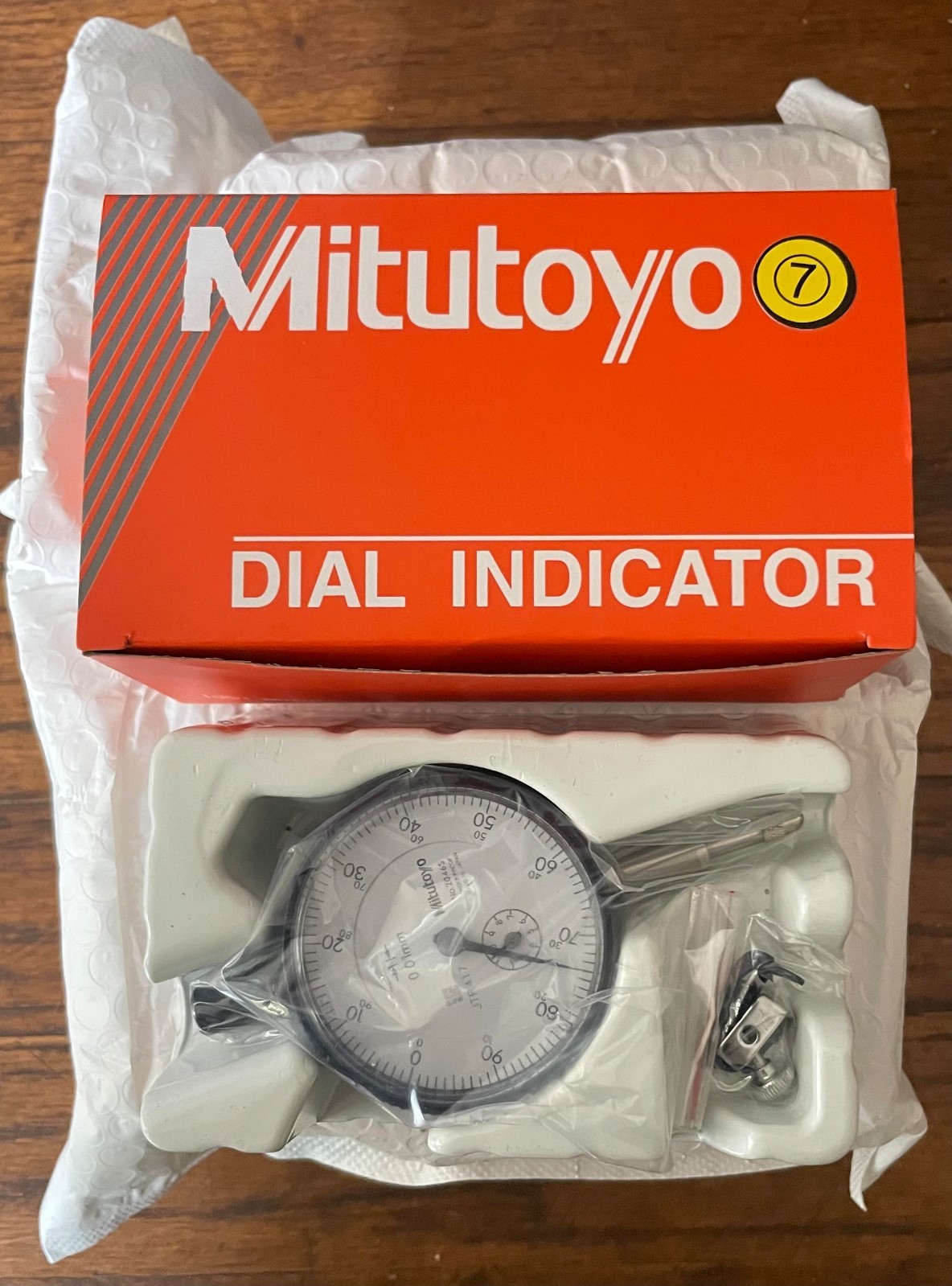 Mitutoyo 2416 Standard Dial Test Indicator 0-1″, 0-100, .001″, Japan Made, New