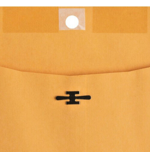 12 Count 12″ x 15 1/2″ KRAFT Manila ENVELOPES #110 Clasp Gum Flap Mail Catalog